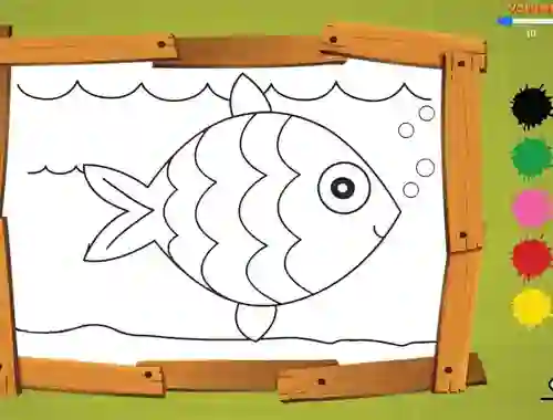 Logħba Kids Colour Game onlajn