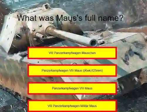 Logħba Tank Quiz: Maus onlajn