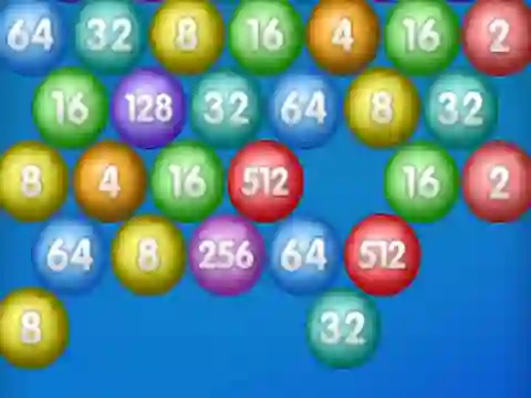 Logħba Number Bubble Shooter onlajn