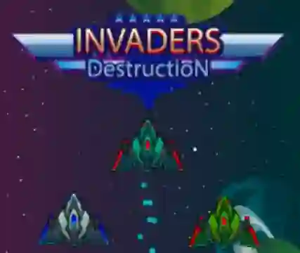 Logħba Invaders Destruction onlajn