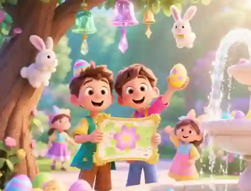 Logħba Find The Differences: Easter Egg Hunt onlajn