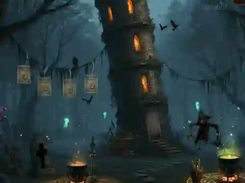Logħba Arcane Witch1 Escape onlajn