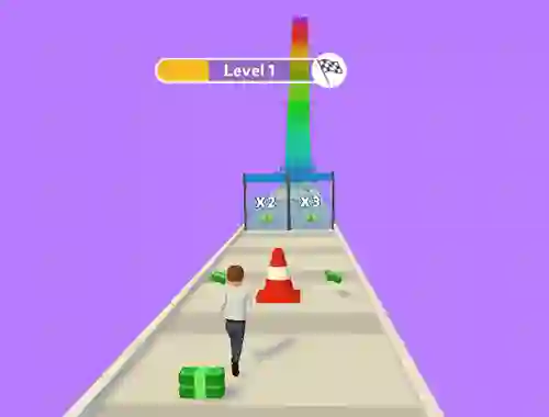 Logħba Money Stack Run 3D onlajn