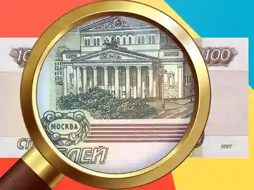 Logħba Money Detector Russian Ruble onlajn