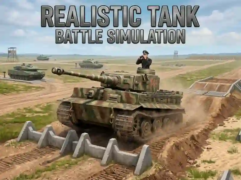 Logħba Realistic Tank Battle Simulation onlajn
