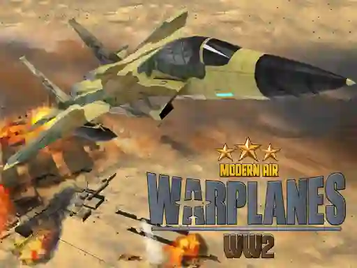Logħba Modern Air Warplane WW2 onlajn