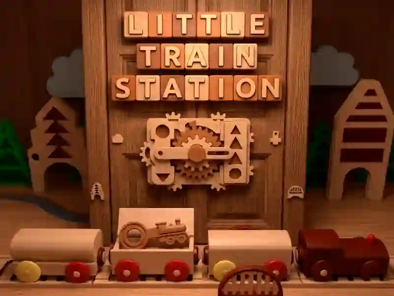 Logħba Little Train Station onlajn