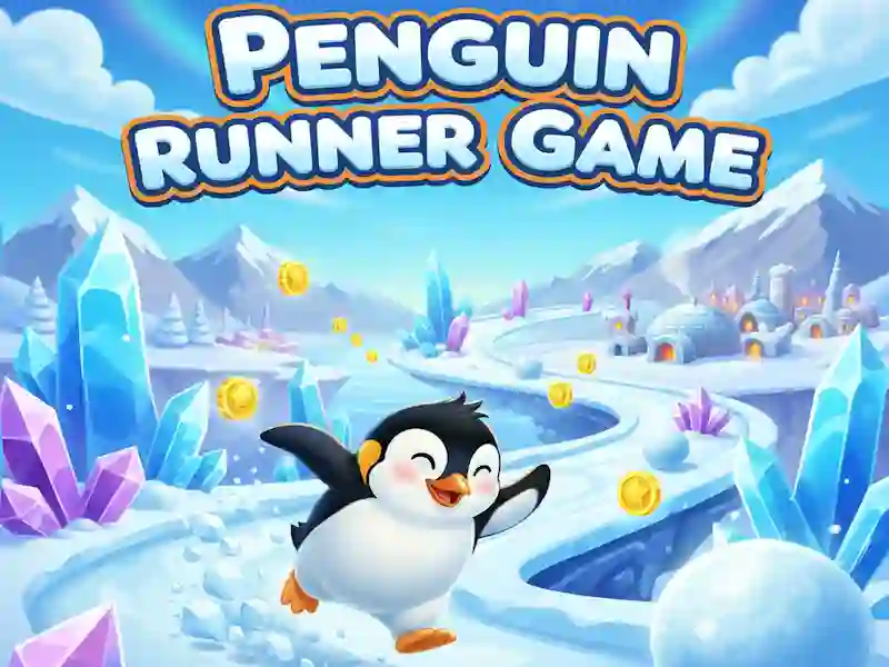 Logħba Penguin Runner Game onlajn
