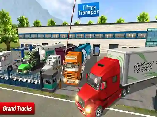 Logħba Ultimate Off Road Cargo Truck Trailer Simulator onlajn