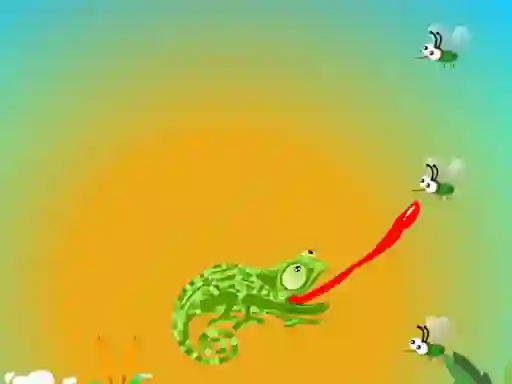 Logħba Chameleon Want Eat onlajn