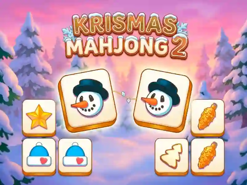 Logħba Krismas Mahjong 2 onlajn