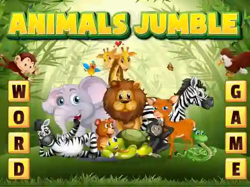 Logħba Animals Jumble onlajn