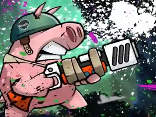 Logħba Piggy Soldier Super Adventure onlajn