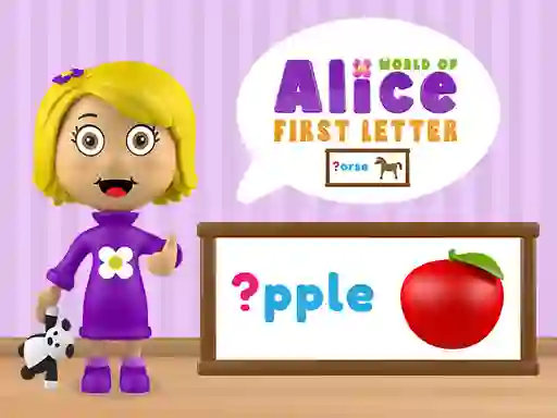 Logħba World of Alice First Letter onlajn
