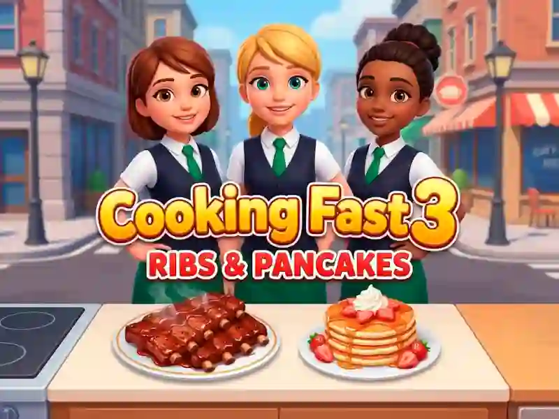 Logħba Cooking Fast 3: Ribs and Pancakes onlajn