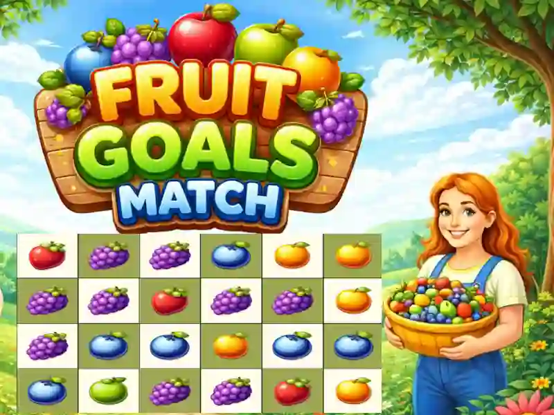 Logħba Fruit Goals Match onlajn