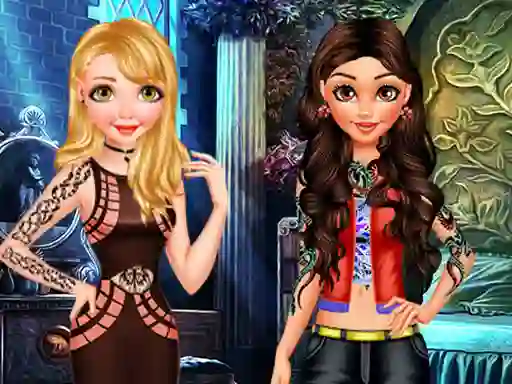 Logħba Princess Bad Girls Makeover onlajn