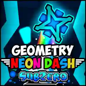 Logħba Geometry Neon Dash subzero onlajn