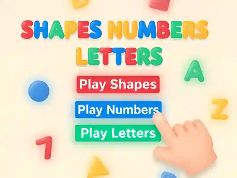Logħba Shapes Numbers Letters onlajn
