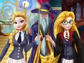 Logħba Princesses at School of Magic onlajn