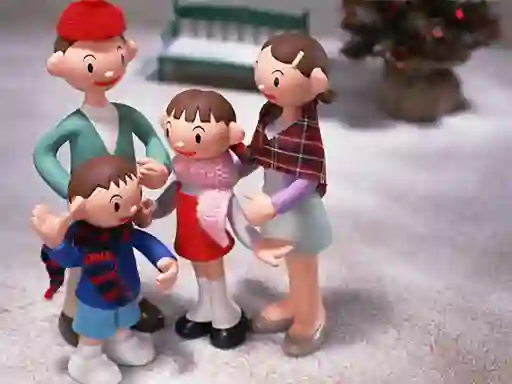 Logħba Christmas Clay Doll Puzzle onlajn