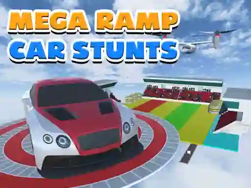 Logħba Extreme Mega Ramp Car Stunts onlajn