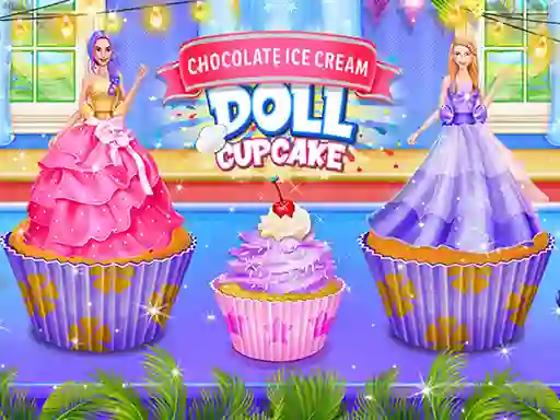 Logħba Ice Cream Doll Cake Maker onlajn