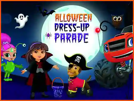 Logħba Nick jr. Halloween Dress up Parade onlajn