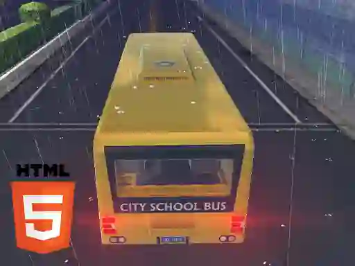 Logħba Bus School Driving 2023 onlajn
