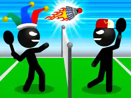 Logħba Stickman Sports Badminton onlajn