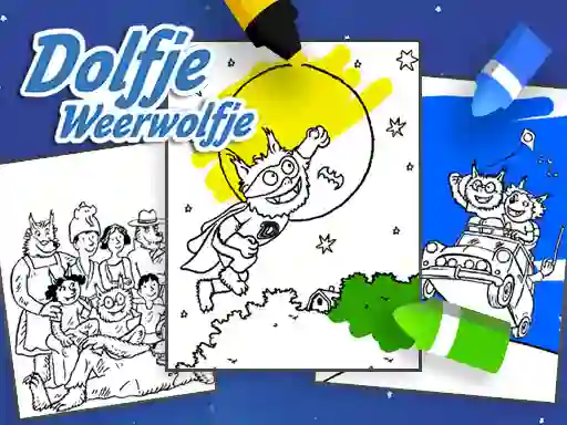 Logħba Coloring Alfie The Werewolf onlajn