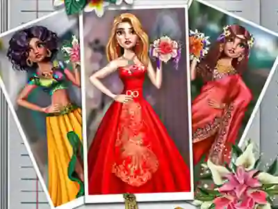 Logħba Exotic Wedding Looks onlajn