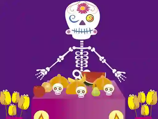 Logħba Skeleton party hidden onlajn