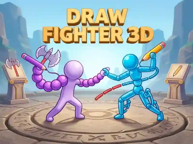Logħba Draw Fighter 3d onlajn