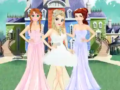 Logħba Girls Ball Dress up onlajn