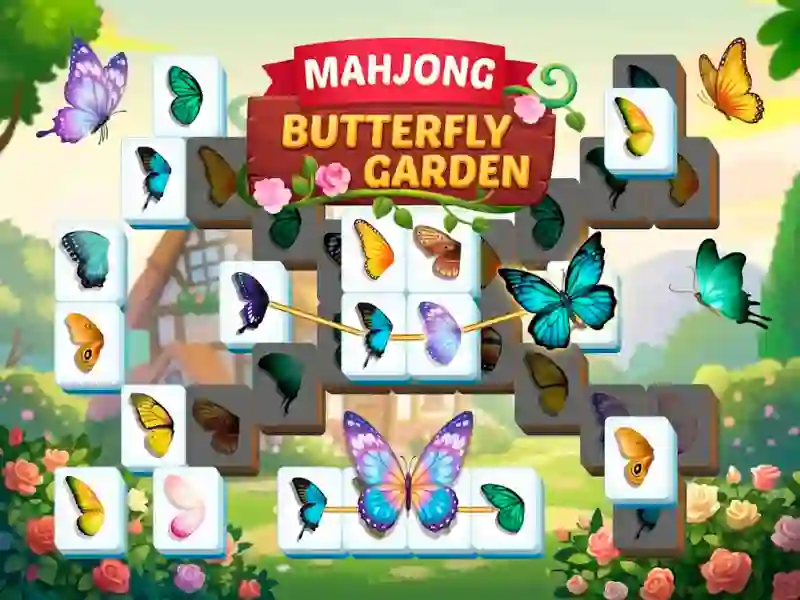 Logħba Mahjong Butterfly Garden onlajn