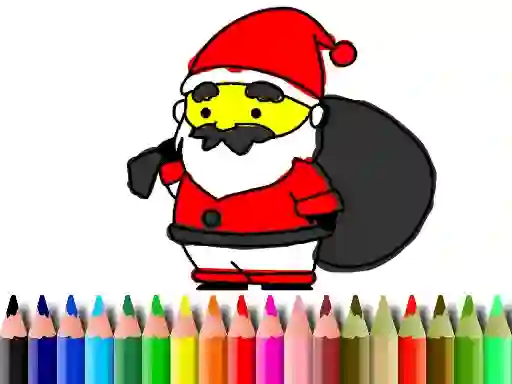 Logħba Back To School: Santa Claus Coloring onlajn