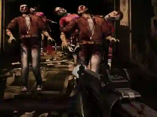 Logħba Zombie Shooter 3d onlajn