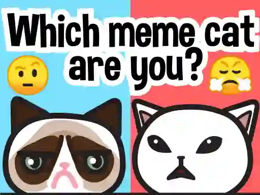 Logħba Which Meme Cat Are You? onlajn