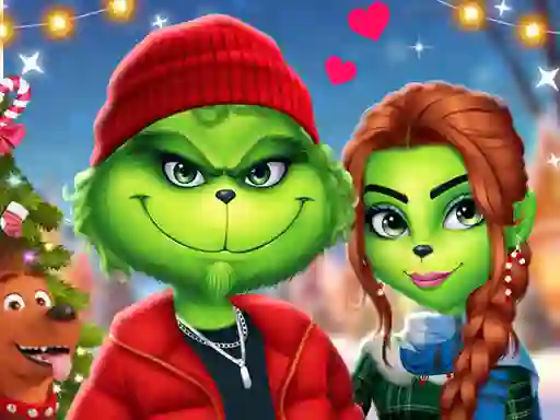 Logħba The Grench Couple Holiday Dress up onlajn