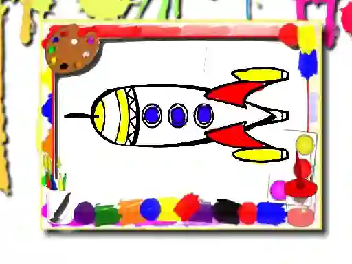 Logħba Rockets Coloring Book onlajn