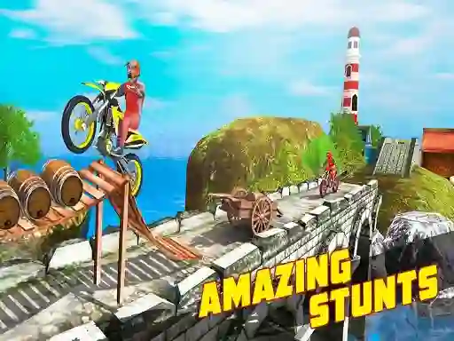 Logħba Crazy Imposible Tricky Bmm Bike Racing Stunt onlajn