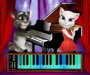 Logħba Talking Tom Piano Time onlajn