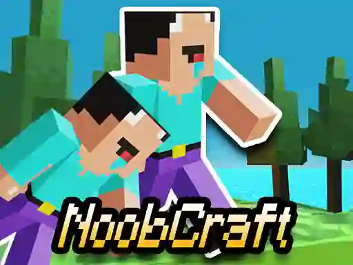 Logħba Parkour Craft Noob Steve 2 onlajn
