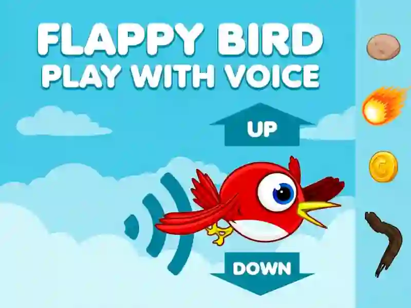 Logħba Flappy Bird Play with Voice onlajn