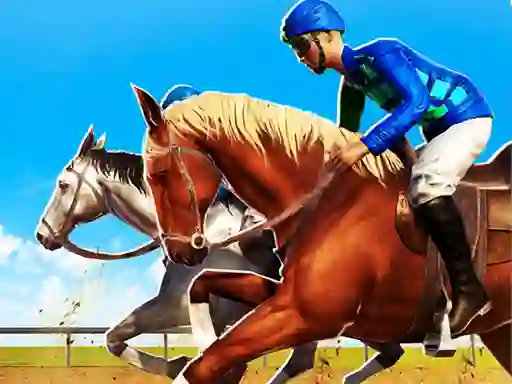 Logħba Derby Riding Race 3d onlajn