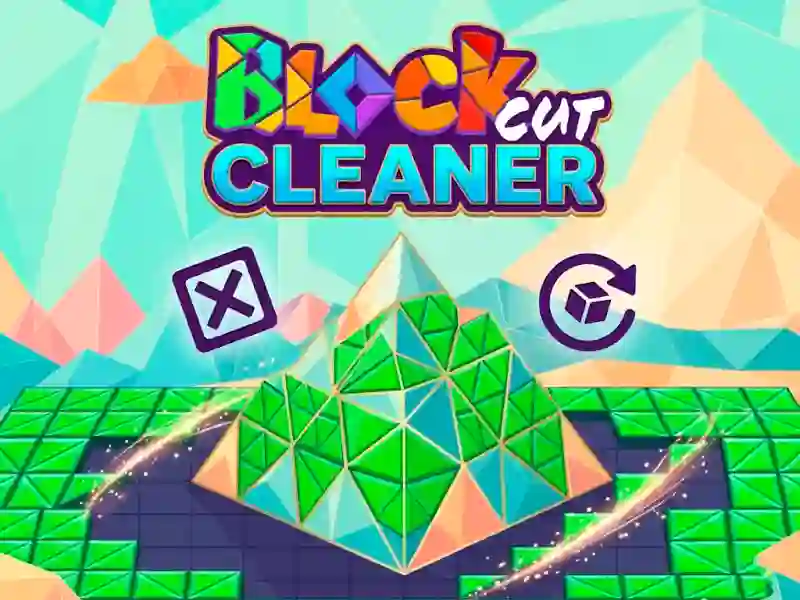 Logħba Block Cut Cleaner onlajn