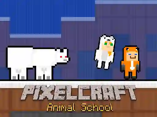 Logħba PixelCraft Animal School onlajn