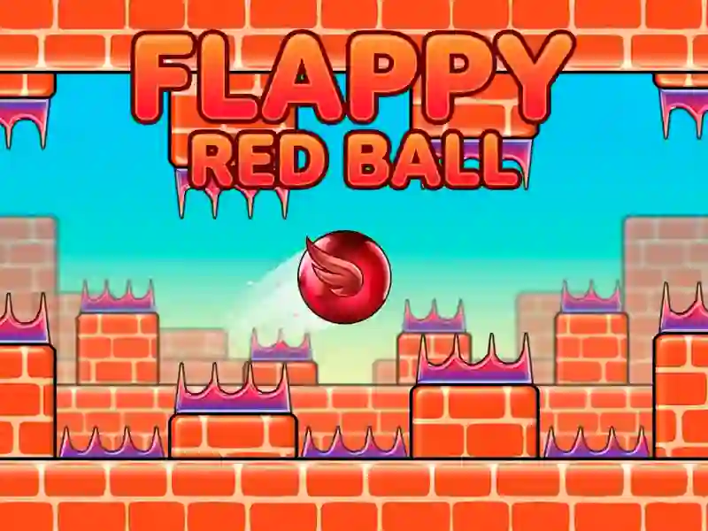 Logħba Flappy red ball onlajn