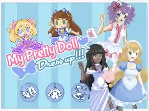 Logħba My pretty doll : Dress up onlajn